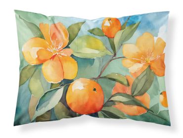 Florida Orange Blossom in Watercolor Standard Pillowcase Lightweight Super Soft Easy Care Decorative Artwork Pillowcase, Standard