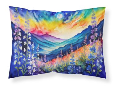 Delphinium in Color Standard Pillowcase Lightweight Super Soft Easy Care Decorative Artwork Pillowcase, Standard