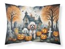 Poodle Spooky Halloween Standard Pillowcase Lightweight Super Soft Easy Care Decorative Artwork Pillowcase, Standard