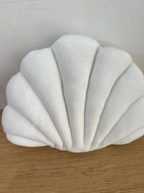 Simulation Shell Pillow Cushion Doll Nap Pillow (Option: White-M)