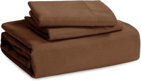 Bedsure Duvet Cover King Size - Soft Prewashed King Duvet Cover Set, 3 Pieces, 1 Duvet Cover 104x90 Inches with Zipper Closure a (Color: Brown, size: Full(80x90))