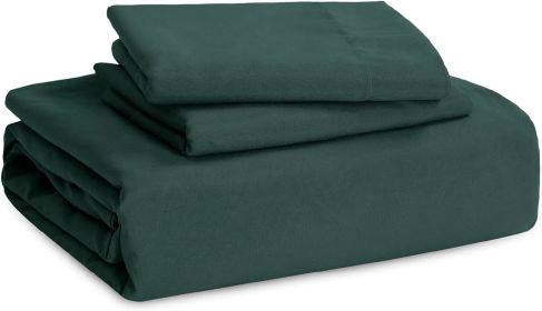 Bedsure Duvet Cover King Size - Soft Prewashed King Duvet Cover Set, 3 Pieces, 1 Duvet Cover 104x90 Inches with Zipper Closure a (Color: ForestGreen, size: Full(80x90))