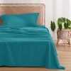 Bedsure cooling sheet set, Rayon Derived from Bamboo, Deep Pocket Up to 16", Breathable & Soft, Hotel Luxury Silky Bedding Sheet