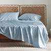 Bedsure cooling sheet set, Rayon Derived from Bamboo, Deep Pocket Up to 16", Breathable & Soft, Hotel Luxury Silky Bedding Sheet